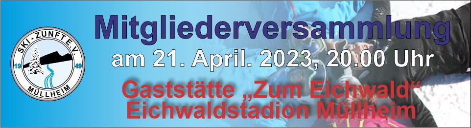 Mitgliederversamlung 2023 in der Gaststätte "Zum Eichwald" im Eichwaldstadion Müllheim, 21.04.2023, 20 Uhr